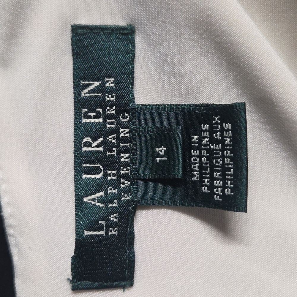 Ralph Lauren Vintage Evening Gown Size 14 Stretchy - Picture 2 of 4